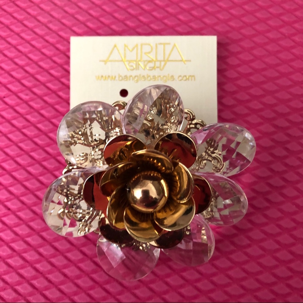 Amarita Singh Flower Ring- Brand New!!